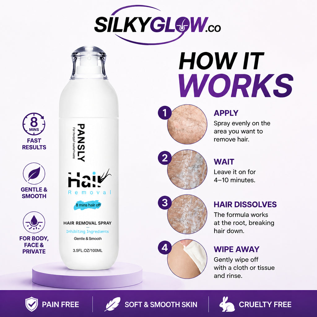 SILKYGLOW™ HAIR REMOVAL SPRAY