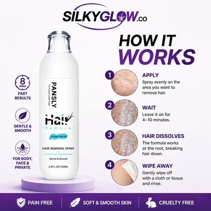 SILKYGLOW™ HAIR REMOVAL SPRAY
